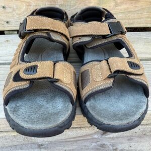 Sonoma Suede All Terrain Sandals Outdoor Hiking Adjustable Leather Tread 9M